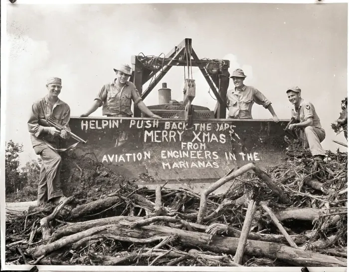 Framed Print : Merry Christmas from Soldiers in Pacific Framed Print : Merry Christmas from Soldiers in Pacific