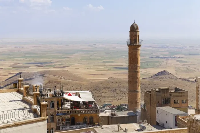 Framed Print : Mesopotamian plain and minaret of the Great Mosque Ulu Camii, Mardin, Southeastern Anatolia Region, Anatolia, Turkey Framed Print : Mesopotamian plain and minaret of the Great Mosque Ulu Camii, Mardin, Southeastern Anatolia Region, Anatolia, Turkey