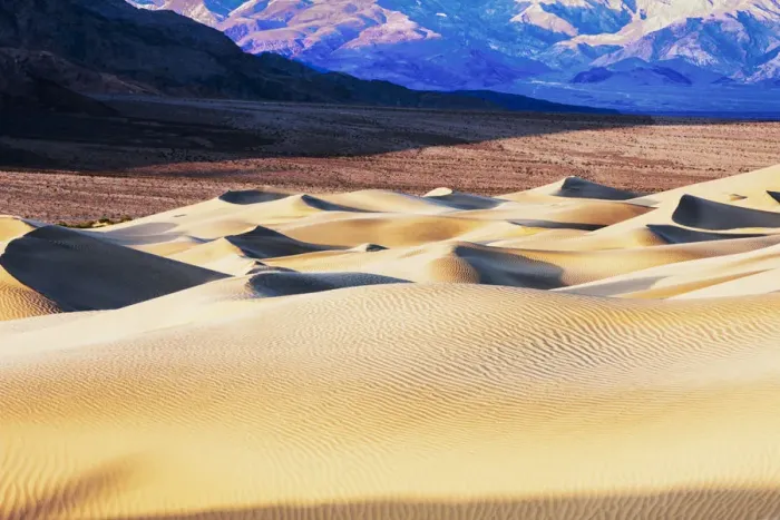 Framed Print : Mesquite Sand Dunes with Grapevine Mountains in background, Death Valley, California, USA Framed Print : Mesquite Sand Dunes with Grapevine Mountains in background, Death Valley, California, USA