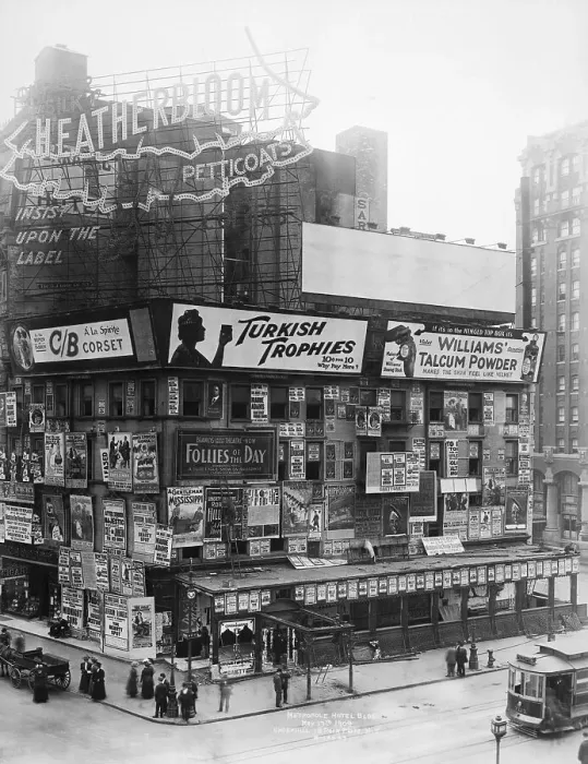 Framed Print : Metropole Hotel with Advertisements Framed Print : Metropole Hotel with Advertisements