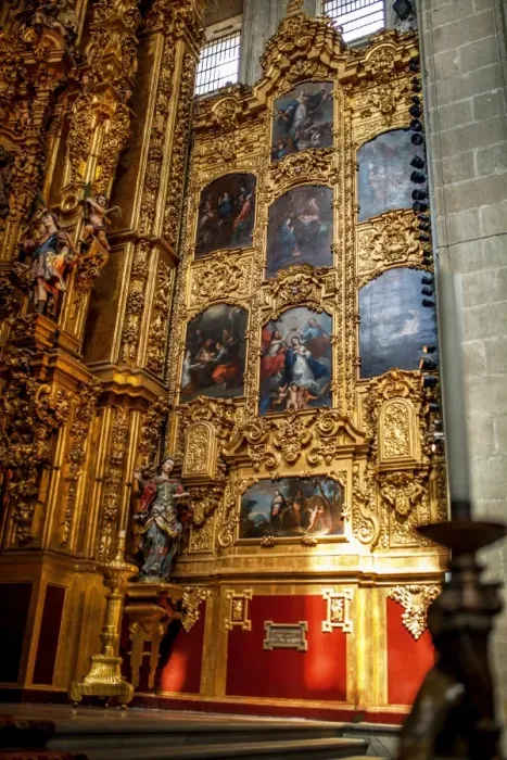 Framed Print : Metropolitan Cathedral in Mexico City Altars Framed Print : Metropolitan Cathedral in Mexico City Altars