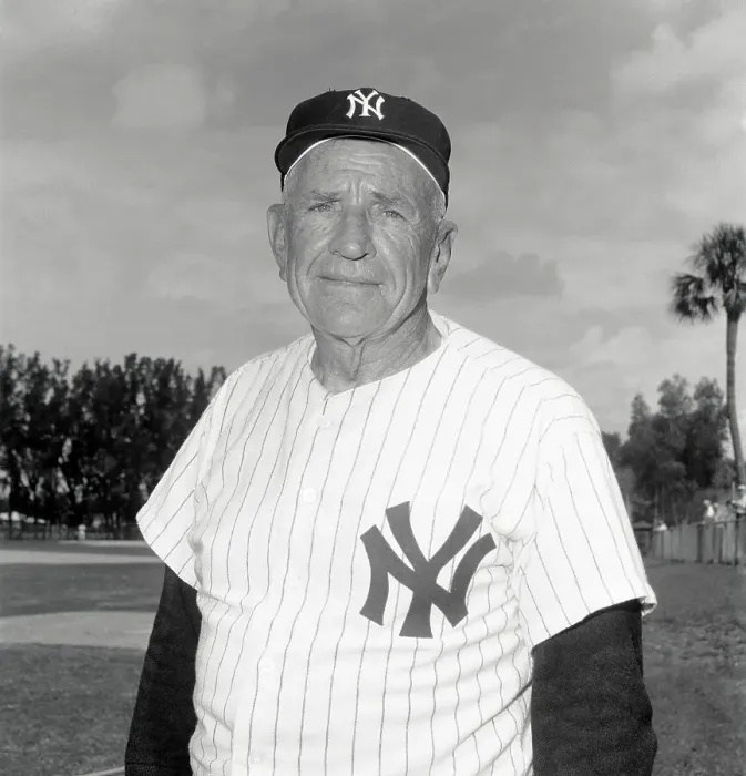 Framed Print : Mets Manager Casey Stengel Posing in Uniform