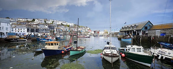 Meva Blue. Mevagissey harbour, Cornwall
