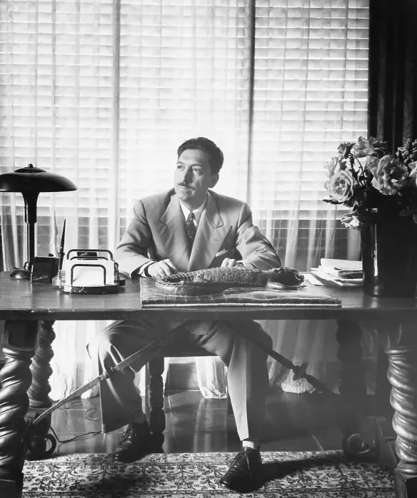 Framed Print : Mexican President Miguel Aleman at His Cuernavaca Home Framed Print : Mexican President Miguel Aleman at His Cuernavaca Home