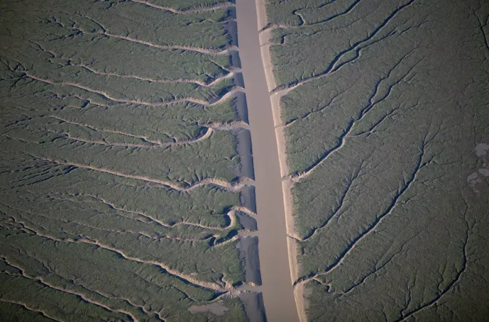 Framed Print : Mexico, Baja, Colorado River Delta, aerial view Framed Print : Mexico, Baja, Colorado River Delta, aerial view