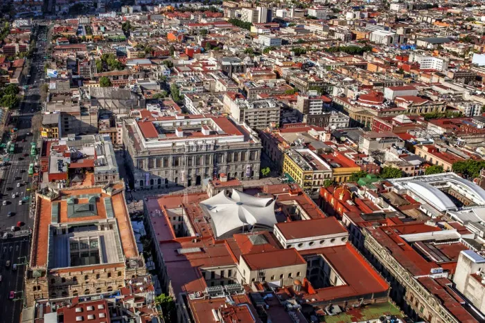 Framed Print : Mexico City Aerial view Framed Print : Mexico City Aerial view