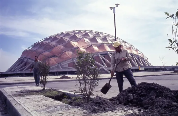 Framed Print : Mexico City Prepares for the Olympics