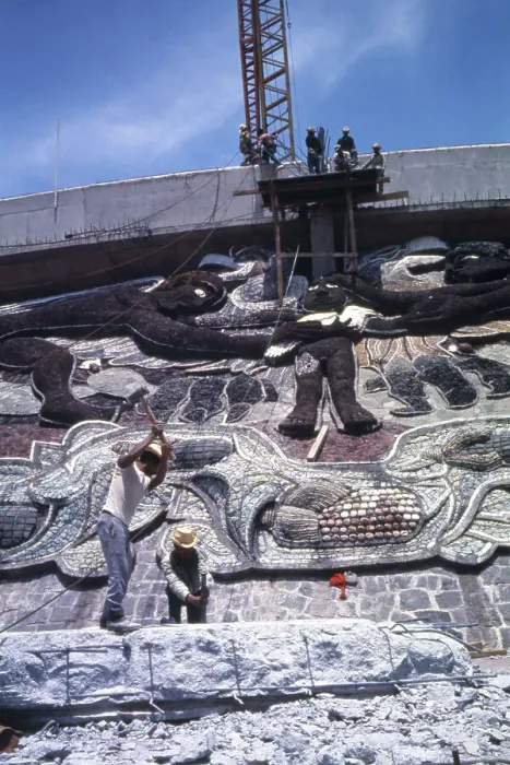 Framed Print : Mexico City Prepares for the Olympics Framed Print : Mexico City Prepares for the Olympics