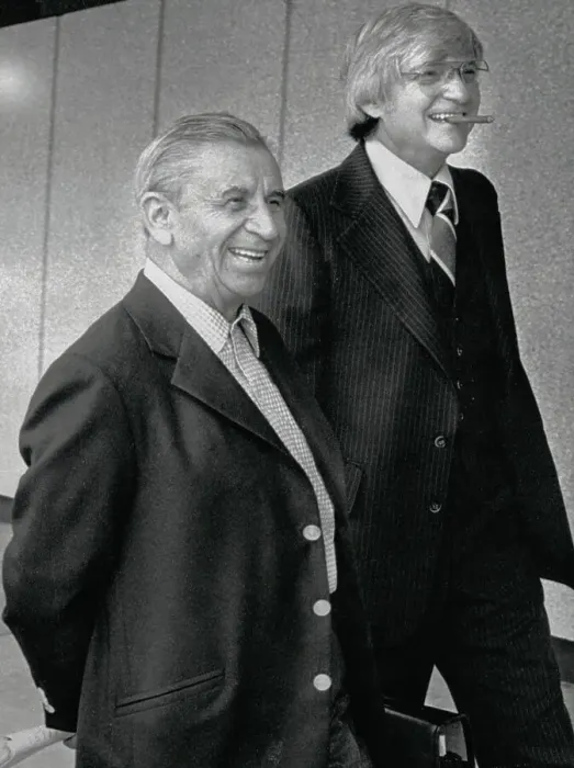 Framed Print : Meyer Lansky and David Rosen Standing Together Framed Print : Meyer Lansky and David Rosen Standing Together