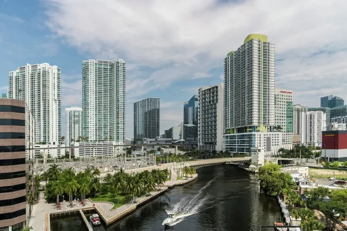 Framed Print : Miami cityscape Framed Print : Miami cityscape