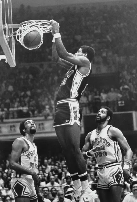 Framed Print : Michael Brooks Scores A 2 Pointer - Pan American Games Framed Print : Michael Brooks Scores A 2 Pointer - Pan American Games