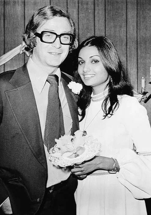 Framed Print : Michael Caine and New Wife Shakira Framed Print : Michael Caine and New Wife Shakira