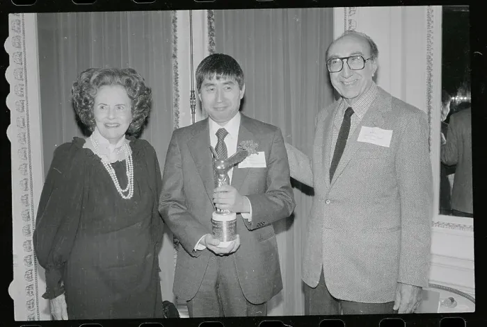 Framed Print : Michael DeBakey Giving Presentation Framed Print : Michael DeBakey Giving Presentation