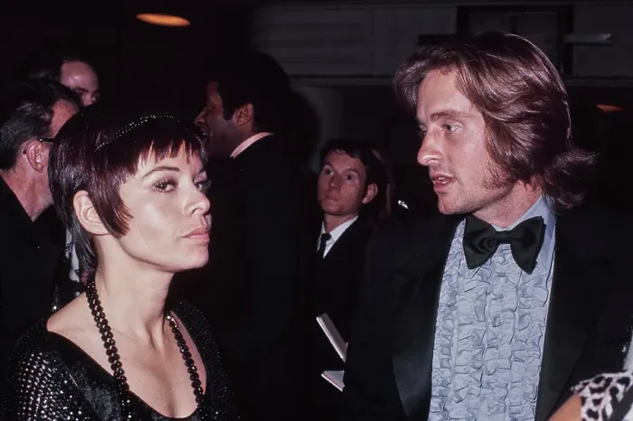 Framed Print : Michael Douglas and Neile Adams