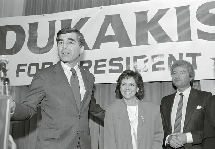 Framed Print : Michael Dukakis, Sally Field, and Others Smiling Framed Print : Michael Dukakis, Sally Field, and Others Smiling
