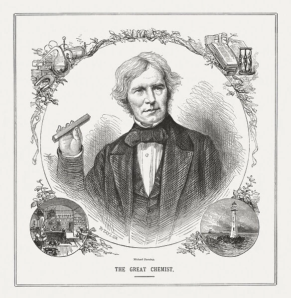 Michael Faraday (1791 - 1867), English scientist, published in 1873