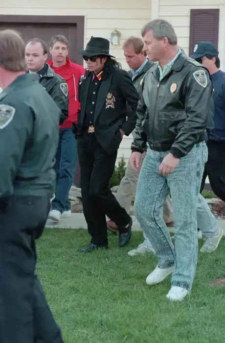 Framed Print : Michael Jackson Leaving Ryan White's House Framed Print : Michael Jackson Leaving Ryan White's House