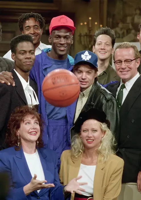 : Michael Jordan With Cast of Saturday Night Live : Michael Jordan With Cast of Saturday Night Live