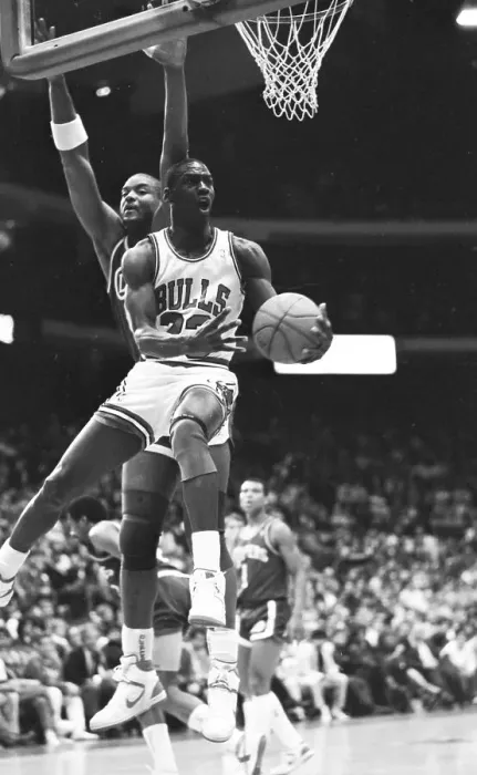 Framed Print : Michael Jordan Goes For Two Points Framed Print : Michael Jordan Goes For Two Points