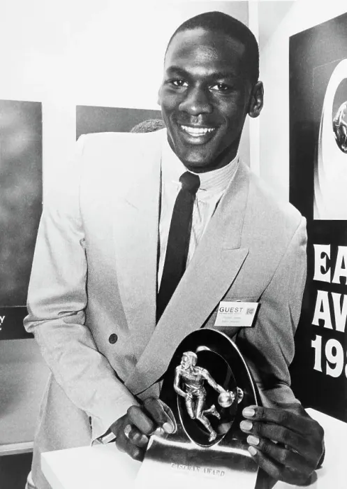Michael Jordan Accepts Eastman Award Print, 1984. Art Prints