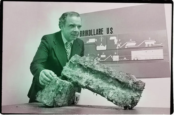 Framed Print : Michael Keane Exhibiting Compost Brick