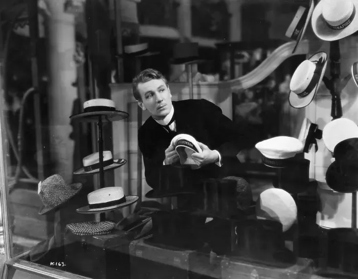 Framed Print : Kipps. circa 1941: Michael Redgrave (1908 - 1985) is looking intently at Framed Print : Kipps. circa 1941: Michael Redgrave (1908 - 1985) is looking intently at
