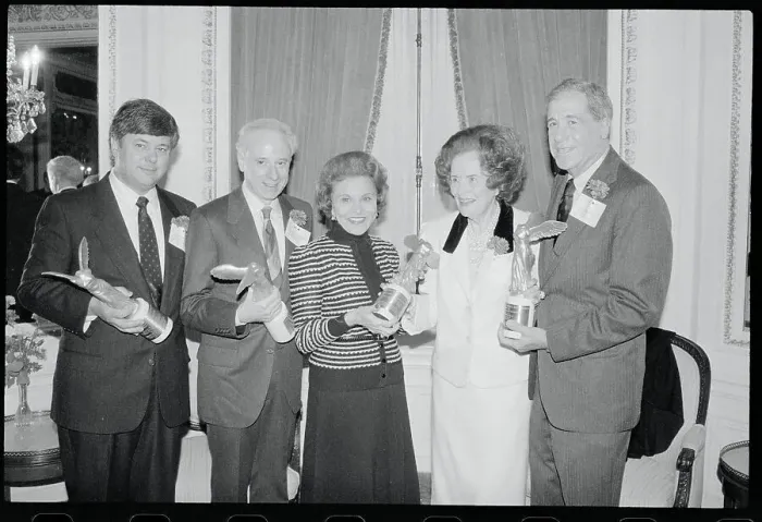 Framed Print : Michael S. Brown, Joseph L. Goldstein, Ann Landers, Mary Lasker, and Bernard Fisher Framed Print : Michael S. Brown, Joseph L. Goldstein, Ann Landers, Mary Lasker, and Bernard Fisher