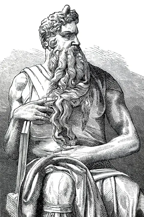 Framed Print : Michelangelo, Ten Commandments, Illustration and Painting, Moses, Image Created 19th Century Framed Print : Michelangelo, Ten Commandments, Illustration and Painting, Moses, Image Created 19th Century