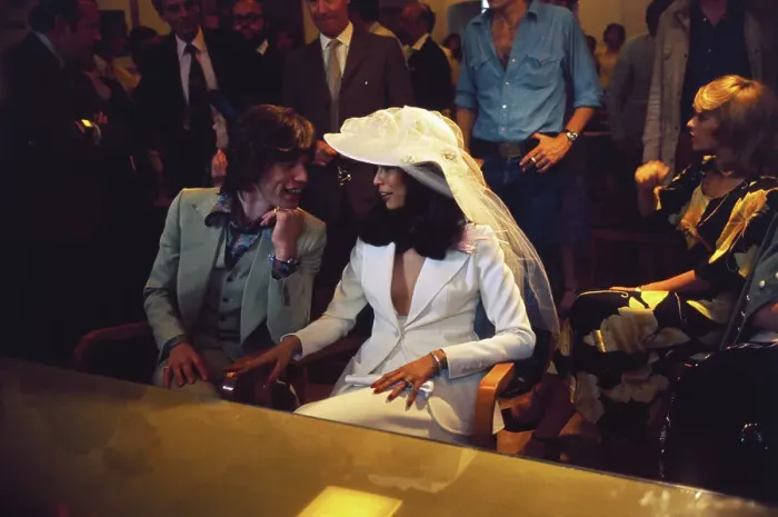 Framed Print : Mick and Bianca Jagger Framed Print : Mick and Bianca Jagger