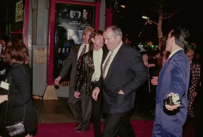 Framed Print : Mick Jagger Attends Freejack Premiere Framed Print : Mick Jagger Attends Freejack Premiere