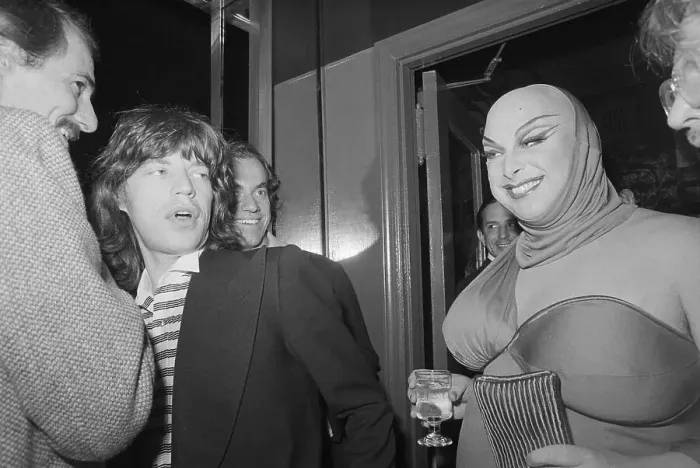 Framed Print : Mick Jagger and Divine