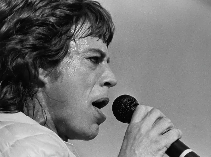 Framed Print : Mick Jagger At JFK Stadium Framed Print : Mick Jagger At JFK Stadium