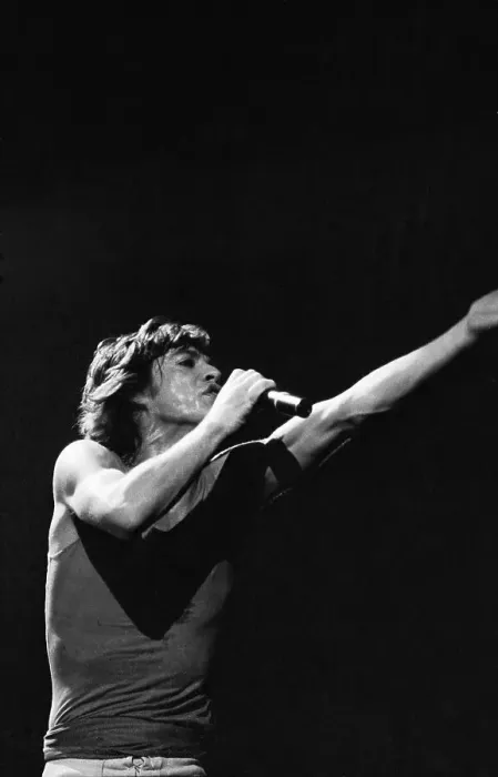Framed Print : Mick Jagger Performs on Stage Framed Print : Mick Jagger Performs on Stage