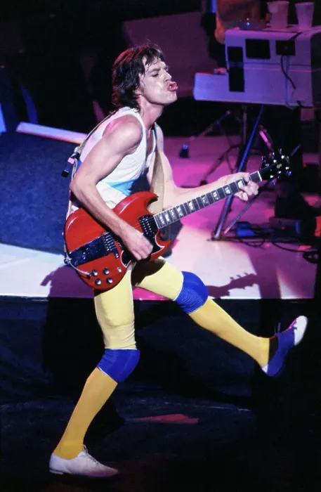 Framed Print : Mick Jagger Playing Guitar Framed Print : Mick Jagger Playing Guitar