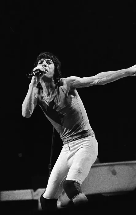 Framed Print : Mick Jagger Sings and Performs on Stage Framed Print : Mick Jagger Sings and Performs on Stage