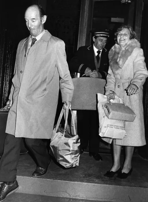 Framed Print : Mick Jagger's Parents Arriving in New York Framed Print : Mick Jagger's Parents Arriving in New York