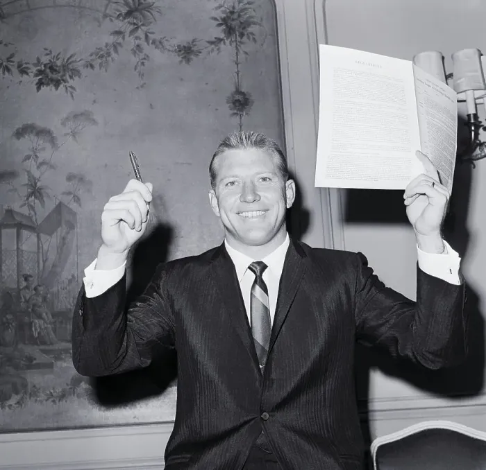 Framed Print : Mickey Mantle Celebrating New Baseball Contract Framed Print : Mickey Mantle Celebrating New Baseball Contract