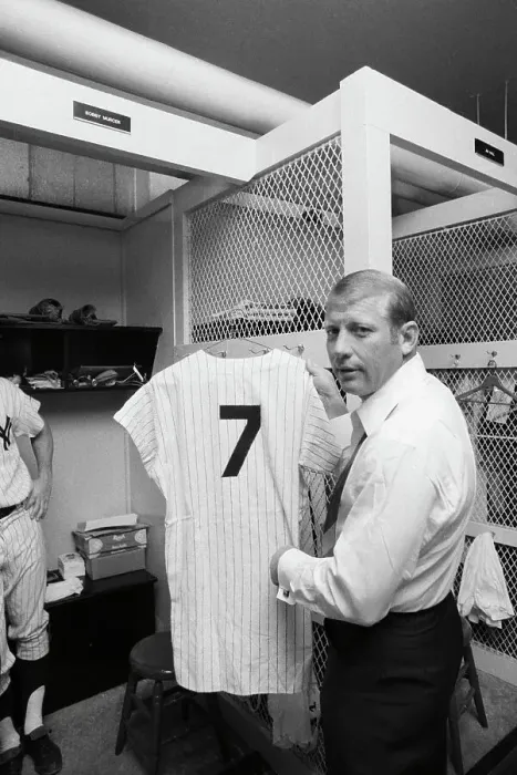 Framed Print : Mickey Mantle Holding Retired #7 Jersey Framed Print : Mickey Mantle Holding Retired #7 Jersey