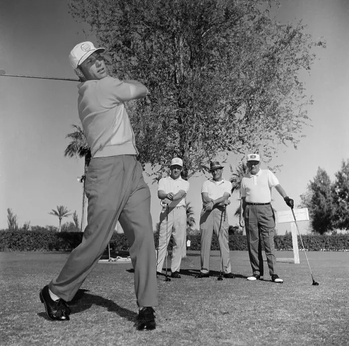 Framed Print : Mickey Mantle Playing Golf Framed Print : Mickey Mantle Playing Golf
