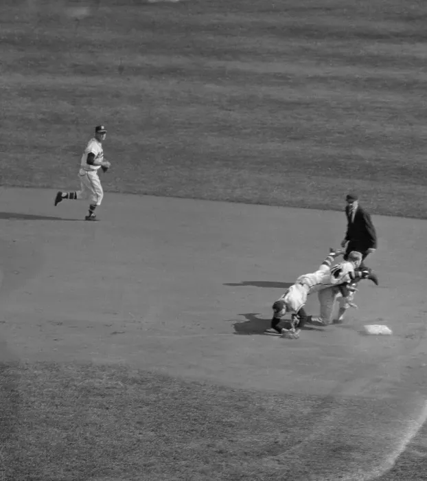 Framed Print : Mickey Mantle Receiving Shoulder Injury Framed Print : Mickey Mantle Receiving Shoulder Injury