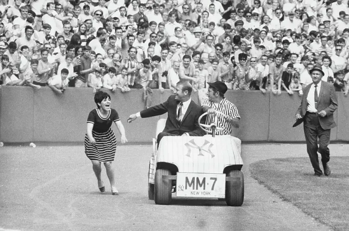 Framed Print : Mickey Mantle Riding In Golf Cart Framed Print : Mickey Mantle Riding In Golf Cart