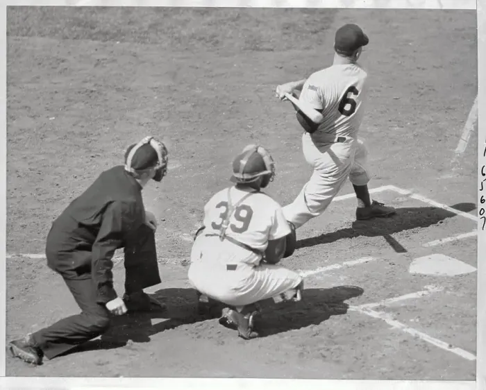 Framed Print : Mickey Mantle and Roy Campanella in Position to Play Baseball Framed Print : Mickey Mantle and Roy Campanella in Position to Play Baseball