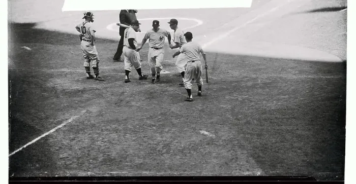 Framed Print : Mickey Mantle Running to Home Plate Framed Print : Mickey Mantle Running to Home Plate