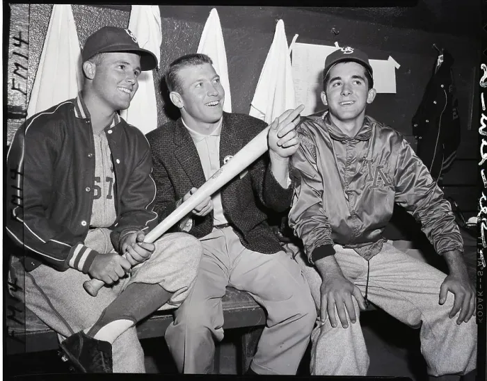 Framed Print : Mickey Mantle W / Us All Star Players
