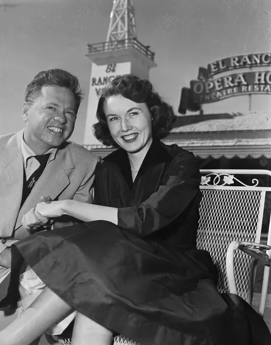 Framed Print : Mickey Rooney and Elaine Mahnken Framed Print : Mickey Rooney and Elaine Mahnken