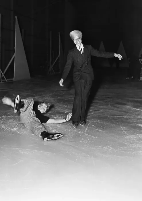 Framed Print : Mickey Rooney Falling