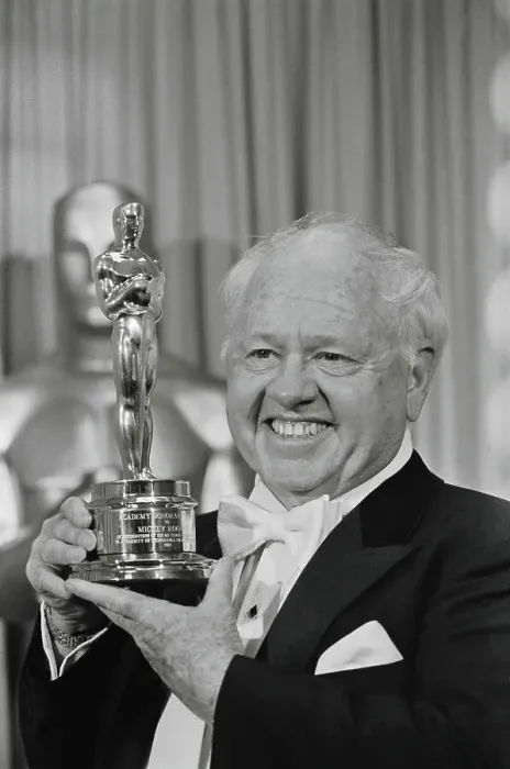 Framed Print : Mickey Rooney Holding His Oscar Award Framed Print : Mickey Rooney Holding His Oscar Award