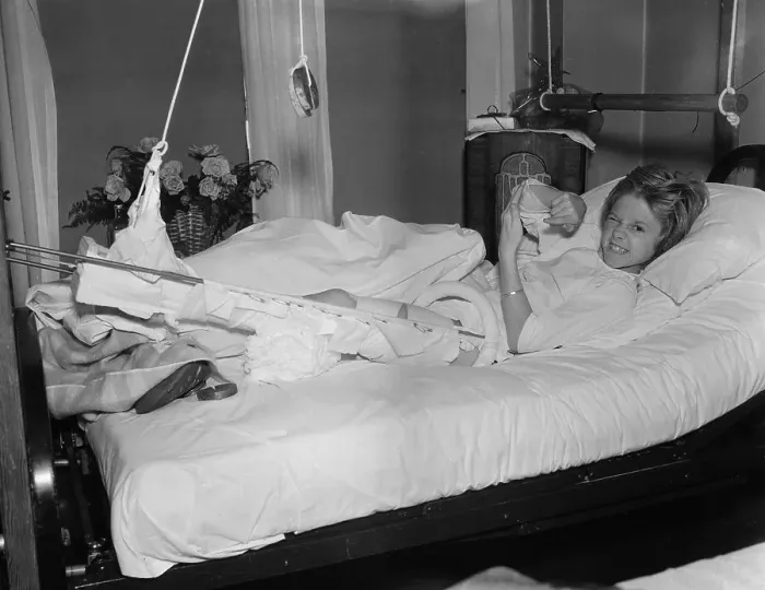 Framed Print : Mickey Rooney in Hospital Bed with Broken Leg Framed Print : Mickey Rooney in Hospital Bed with Broken Leg