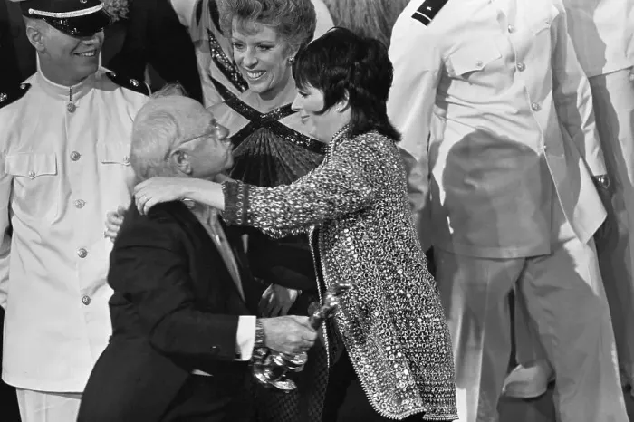 Framed Print : Mickey Rooney and Liza Minnelli