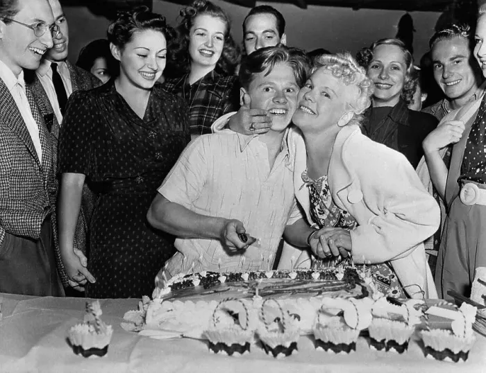 Framed Print : Mickey Rooney with His Mother Framed Print : Mickey Rooney with His Mother